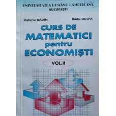 CURS DE MATEMATICI PENTRU ECONOMISTI VOL.2