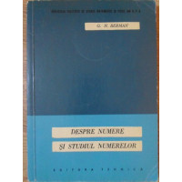 DESPRE NUMERE SI STUDIUL NUMERELOR DESPRE NUMERE SI STUDIUL NUMERELOR