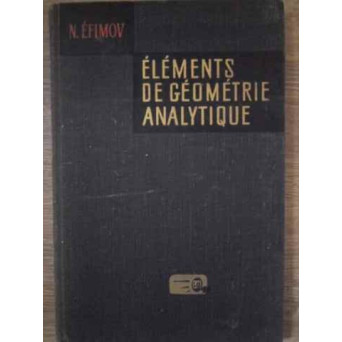 ELEMENTS DE GEOMETRIE ANALITIQUE