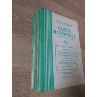 GAZETA MATEMATICA ANUL 1983, NUMERELE 1-12