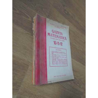 GAZETA MATEMATICA ANUL 1990, NUMERELE 1-12