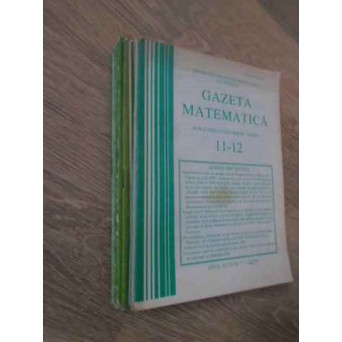 GAZETA MATEMATICA ANUL 1991, NUMERELE 1-8,10-12