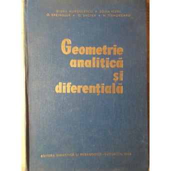 GEOMETRIE ANALITICA SI DIFERENTIALA
