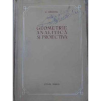 GEOMETRIE ANALITICA SI PROIECTIVA