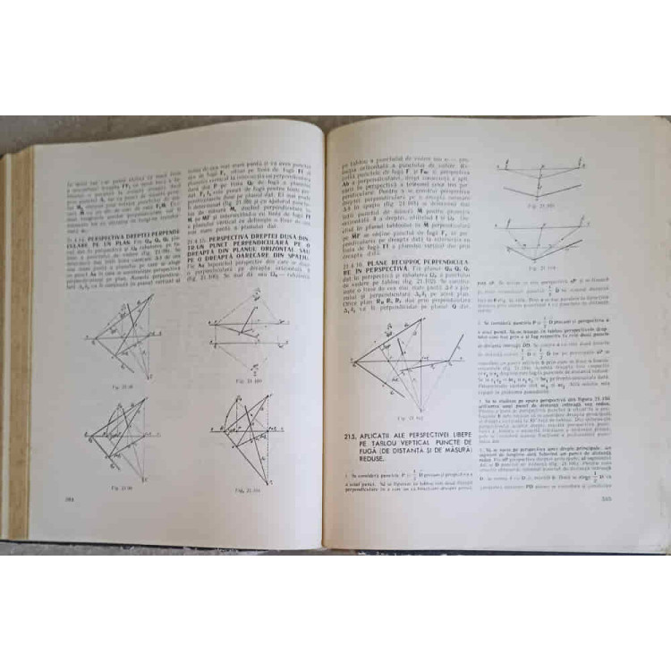 Cartea GEOMETRIE DESCRIPTIVA, PERSPECTIVA, AXONOMETRIE scrisa de ...