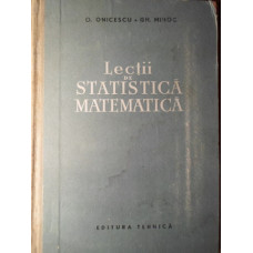 LECTII DE STATISTICA MATEMATICA
