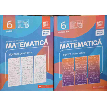 MATEMATICA, ALGEBRA, GEOMETRIE CLASA A VI-A; PARTEA 1, 2