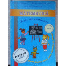 MATEMATICA CLASA A III-A. TESTE DE EVALUARE
