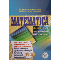 MATEMATICA CLASA A XI-A, ALGEBRA SUPERIOARA, ANALIAZA MATEMATICA
