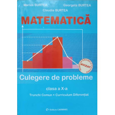 MATEMATICA. CULEGERE DE PROBLEME. CLASA A X-A