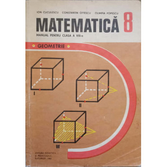 MATEMATICA. GEOMETRIE. MANUAL PENTRU CLASA A VIII-A