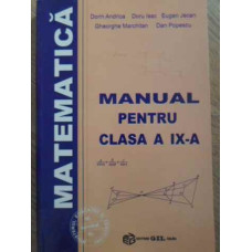 MATEMATICA MANUAL PENTRU CLASA A IX-A