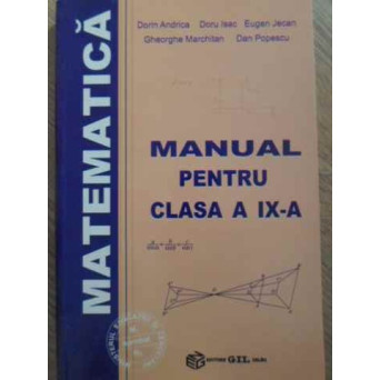 MATEMATICA MANUAL PENTRU CLASA A IX-A