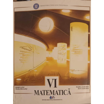 MATEMATICA, MANUAL PENTRU CLASA A VI-A