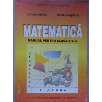 MATEMATICA MANUAL PENTRU CLASA A VI-A