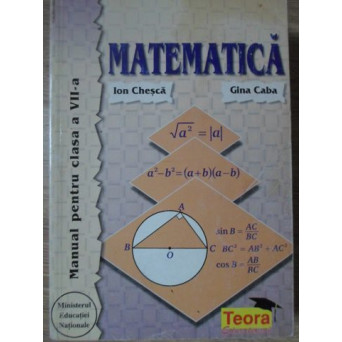 MATEMATICA, MANUAL PENTRU CLASA A VII-A