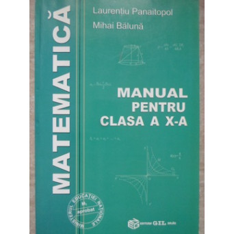 MATEMATICA. MANUAL PENTRU CLASA A X-A