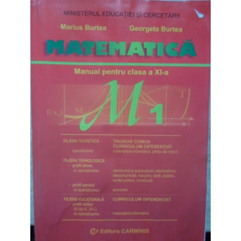 MATEMATICA MANUAL PENTRU CLASA A XI-A, M1