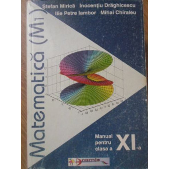 MATEMATICA, MANUAL PENTRU CLASA A XI-A (M1)