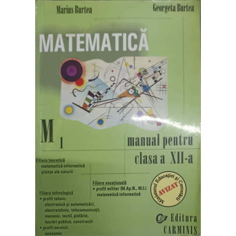 MATEMATICA, MANUAL PENTRU CLASA A XII-A M1