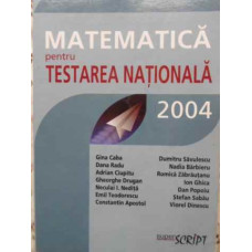MATEMATICA PENTRU TESTAREA NATIONALA 2004