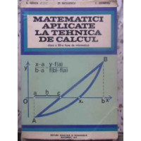 MATEMATICI APLICATE LA TEHNICA DE CALCUL