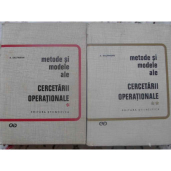 METODE SI MODELE ALE CERCETARII OPERATIONALE VOL.1-2