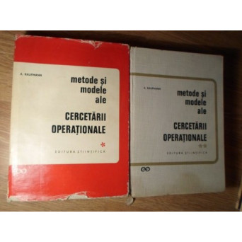 METODE SI MODELE ALE CERCETARII OPERATIONALE VOL.1-2