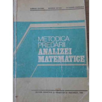 METODICA PREDARII ANALIZEI MATEMATICE