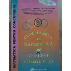 OLIMPIADELE DE MATEMATICA 2000 2001 CLASELE V-X