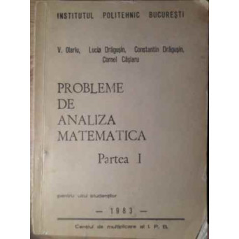 PROBLEME DE ANALIZA MATEMATICA PARTEA 1