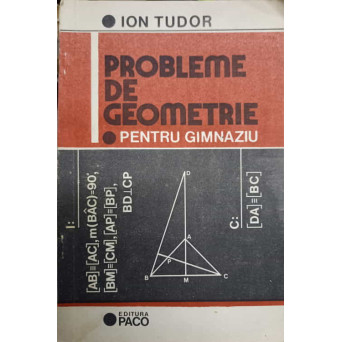PROBLEME DE GEOMETRIE PENTRU GIMNAZIU