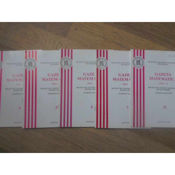 SET GAZETA MATEMATICA ANUL 2006, NUMERELE 4-7, 11