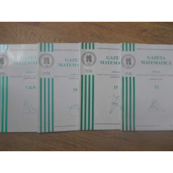 SET GAZETA MATEMATICA ANUL 2009 NUMERELE 7-12