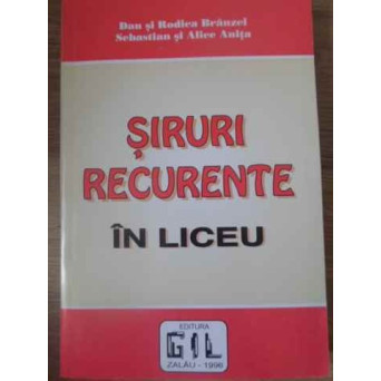 SIRURI RECURENTE IN LICEU