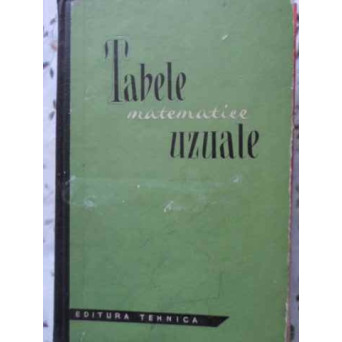 TABELE MATEMATICE UZUALE