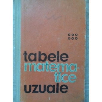TABELE MATEMATICE UZUALE