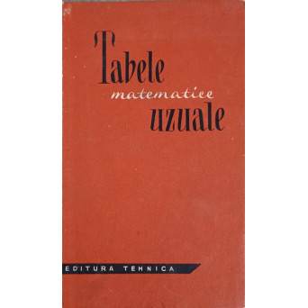 TABELE MATEMATICE UZUALE