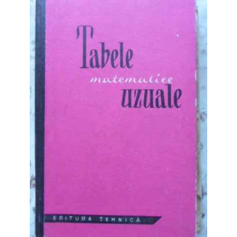 TABELE MATEMATICE UZUALE