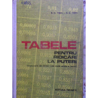 TABELE PENTRU RIDICARI LA PUTERI