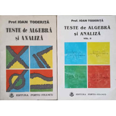 TESTE DE ALGEBRA SI ANALIZA VOL.1-2
