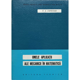 UNELE APLICATII ALE MECANICII IN MATEMATICA