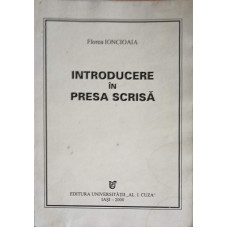 INTRODUCERE IN PRESA SCRISA