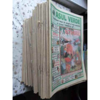 COLECTIE 83 DE NUMERE REVISTA ASUL VERDE ANII 2007-2013 (REMEDII NATURISTE, ETC.) (STARE BUNA)