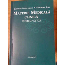 MATERIE MEDICALA CLINICA HOMEOPATICA VOL.1