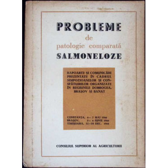 PROBLEME DE PATOLOGIE COMPARATA SALMONELOZE