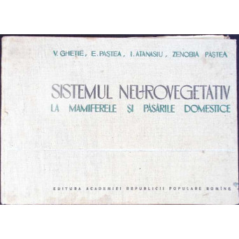 SISTEMUL NEUROVEGETATIV LA MAMIFERE SI PASARILE DOMESTICE