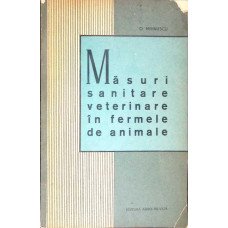 MASURI SANITARE VETERINARE IN FERMELE DE ANIMALE MASURI SANITARE VETERINARE IN FERMELE DE ANIMALE