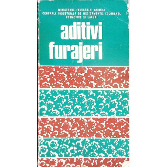 ADITIVI FURAJERI. SUBSTANTE CHIMICE DE UZ ZOO-VETERINAR