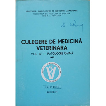 CULEGERE DE MEDICINA VETERINARA VOL.IV - PATOLOGIE OVINA